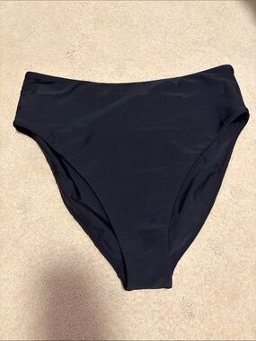 Express Body Contour Swim High-Waist Bikini Bottoms - Black New without Tags XL